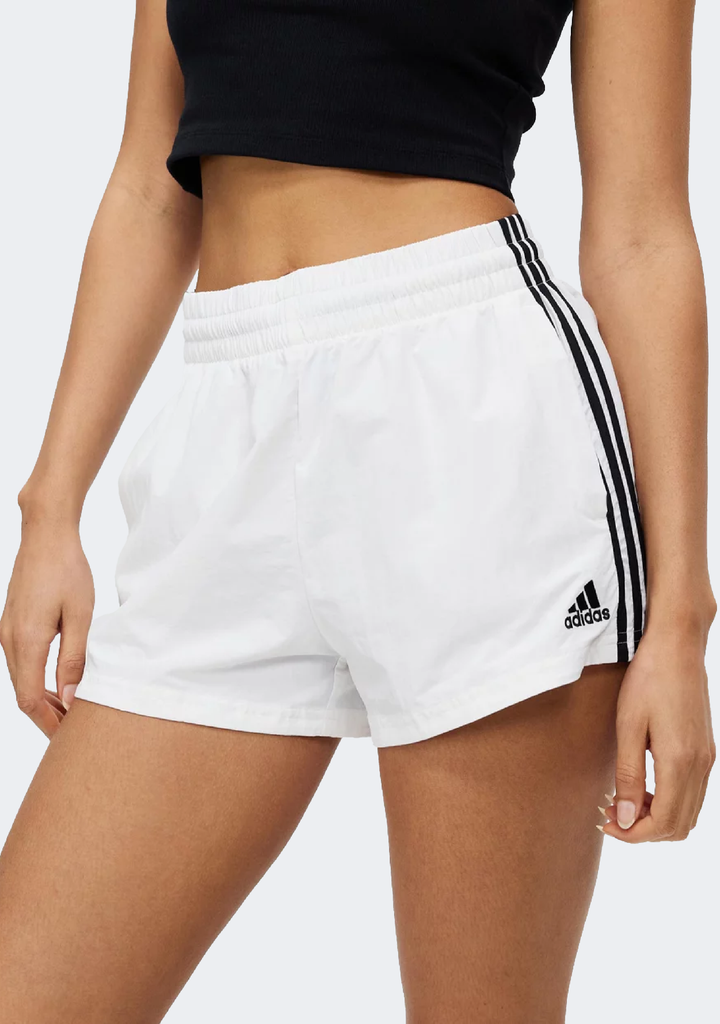 Adidas Women's Essentials 3-Stripes Woven Shorts