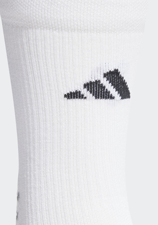 Adidas Men’s Football GRIP Printed Cushioned Crew Performance Socks White