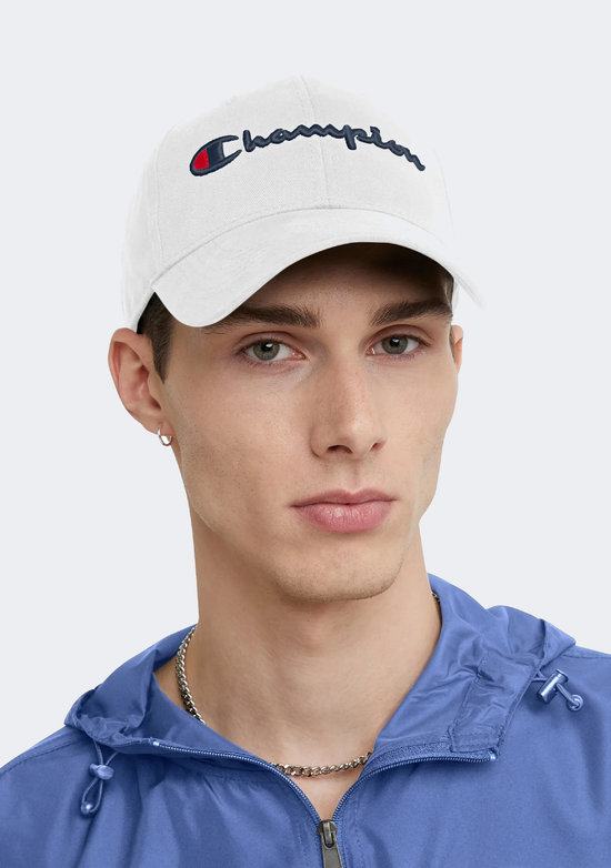 Champion Classic Twill Hat White – Jim Kidd Sports