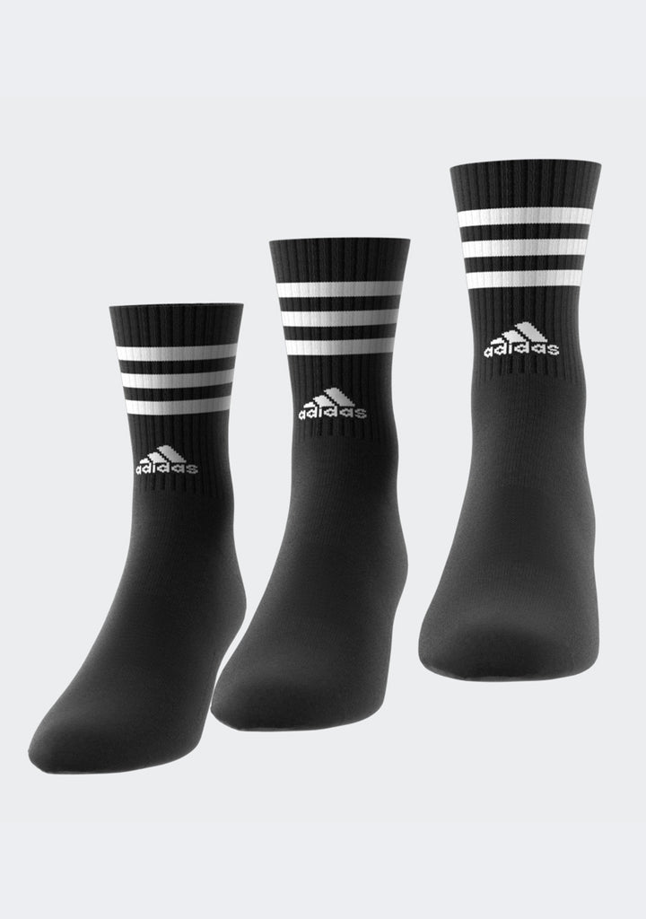 Adidas 3-Stripes Cushioned Crew Socks 3 Pack