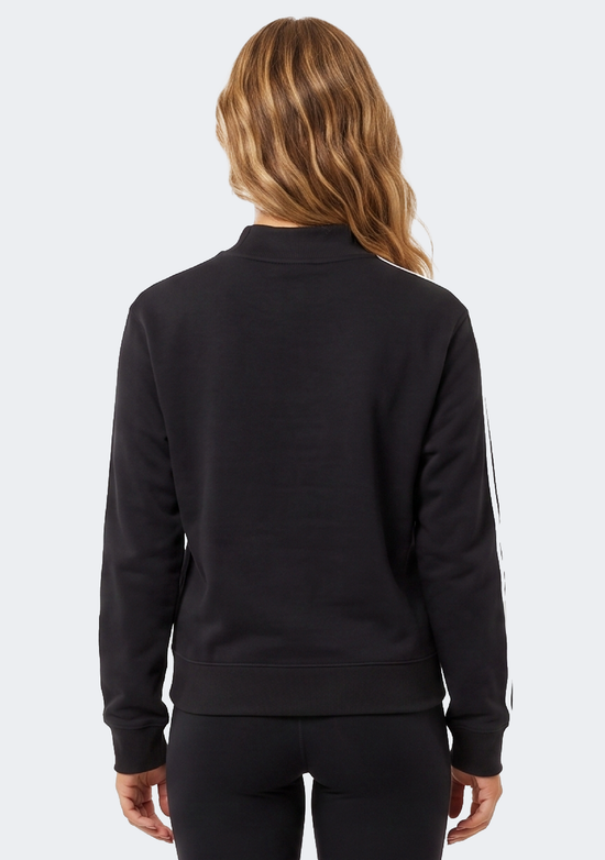 Adidas Women's Essentials 3-Stripes Half Neck Fleece Sweatshirt