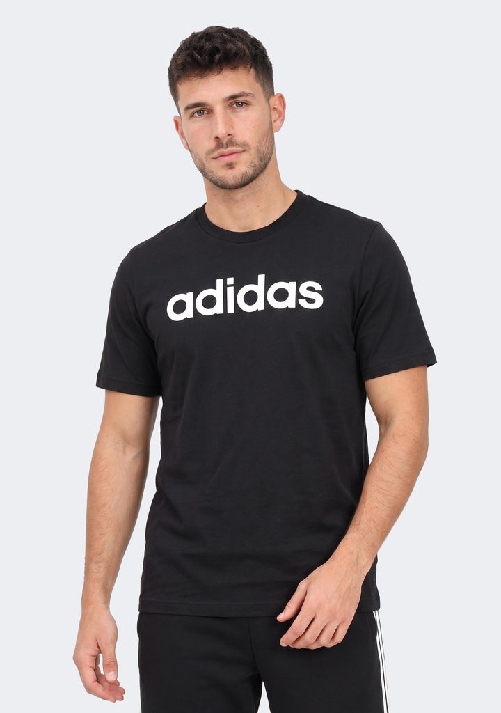 Adidas Men’s Essentials Single Jersey Linear Embroidered Logo Tee