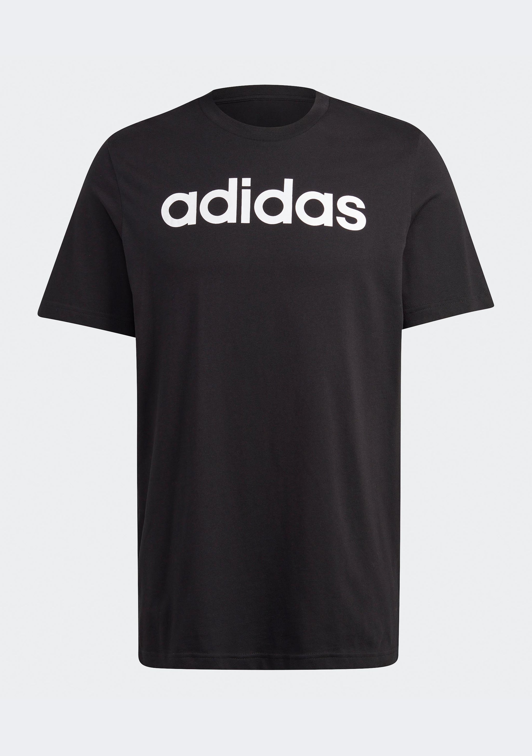 Adidas Men’s Essentials Single Jersey Linear Embroidered Logo Tee