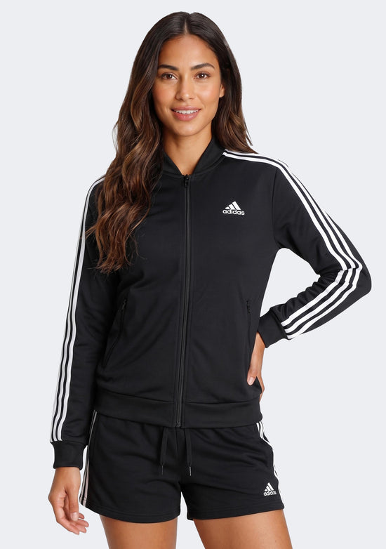 Adidas Women's Essentials 3-Stripes Tracksuit Top