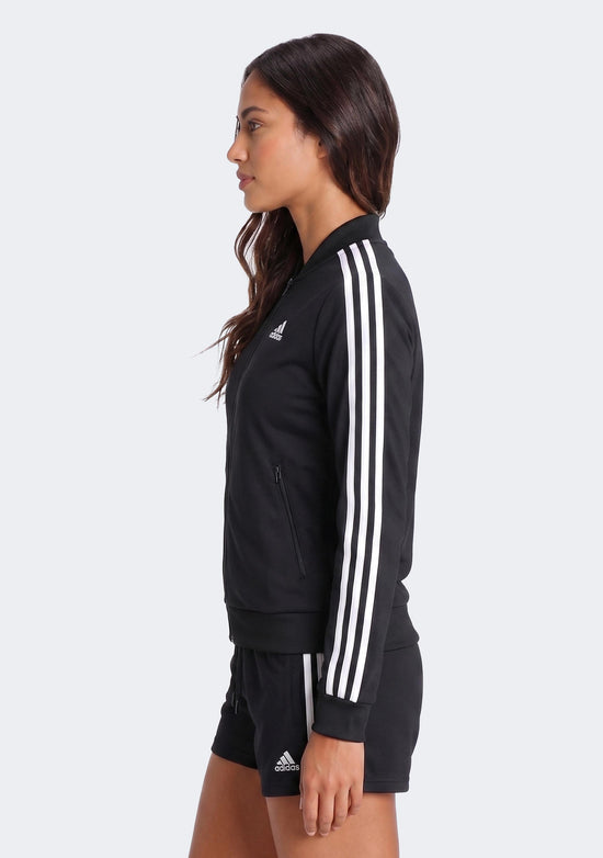 Adidas Women's Essentials 3-Stripes Tracksuit Top