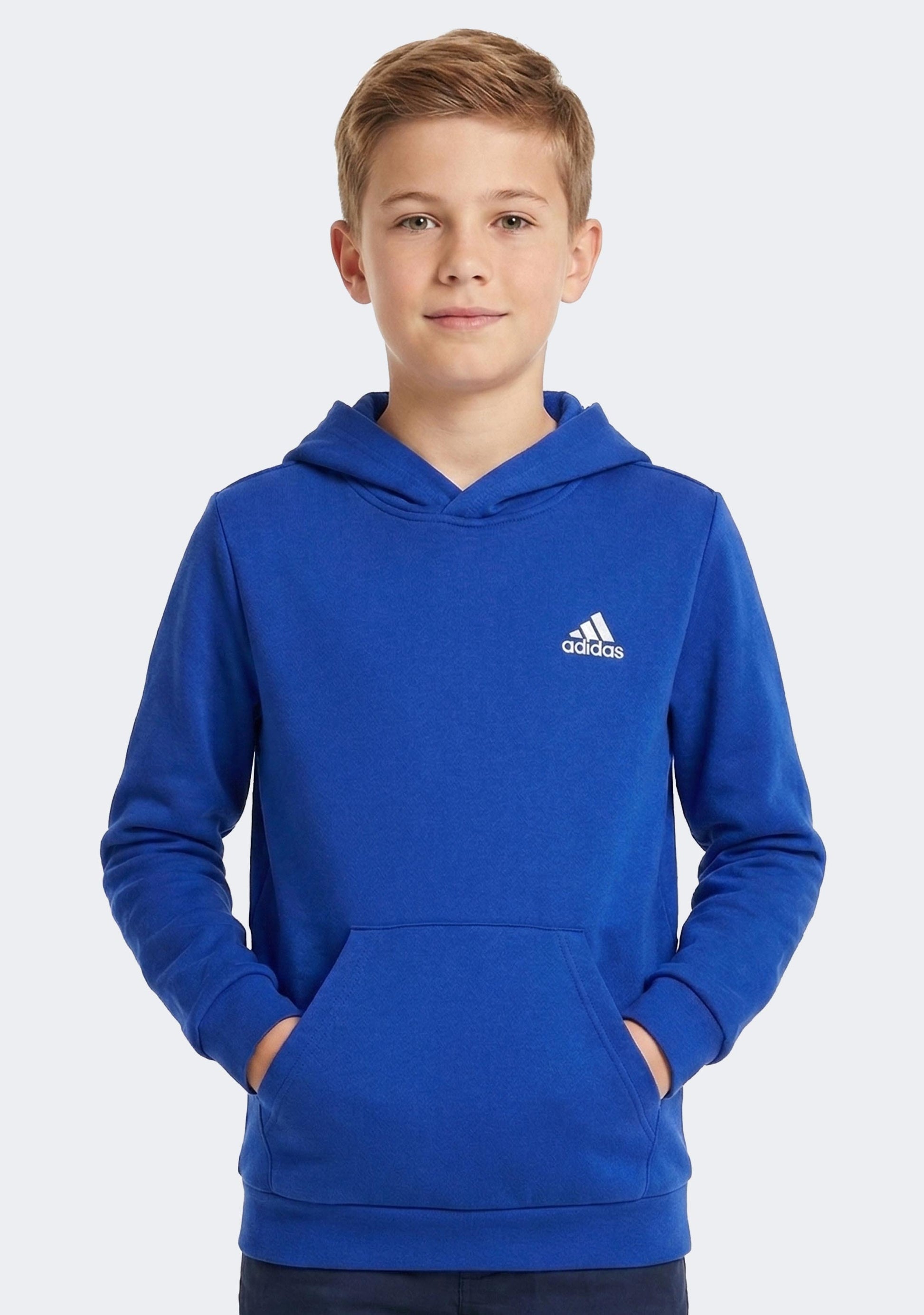 Adidas Kids' Essentials Small Logo Feel Cozy Fleece Hoodie