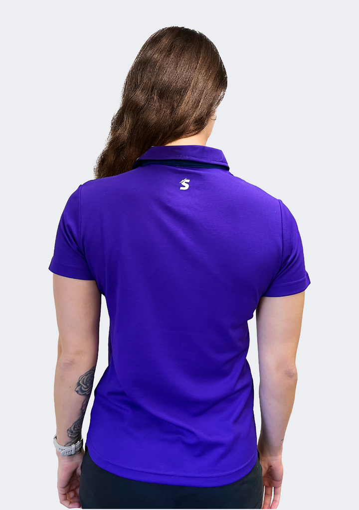Castore Women’s Melbourne Storm Players Media Polo Purple