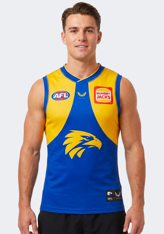 Castore Men's West Coast Eagles Replica Home Guernsey