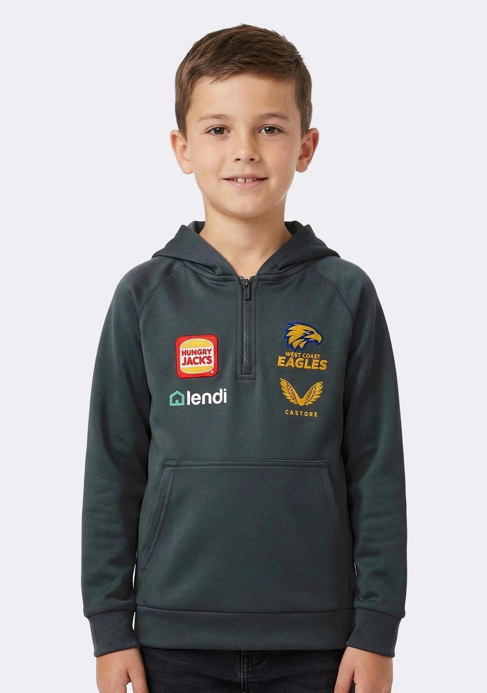 Castore Kids' West Coast Eagles Travel Hoodie