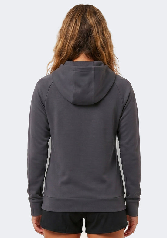 Castore Women's West Coast Eagles 1/4 Zip Travel Hoodie Charcoal