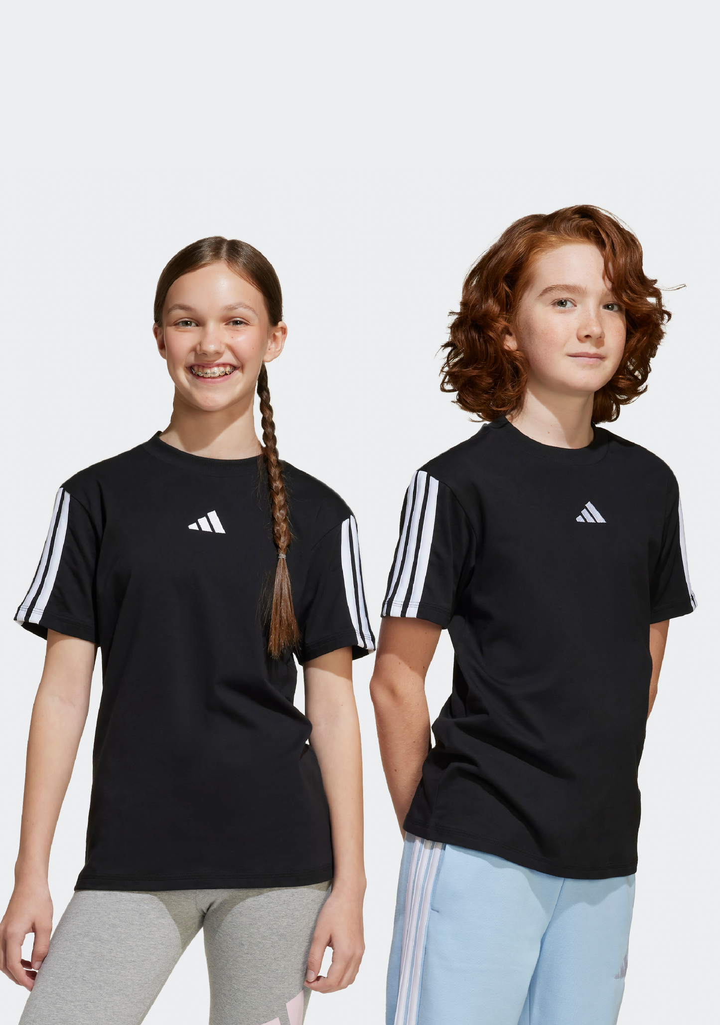 Adidas Kids' 3 Stripe Essentials Tee