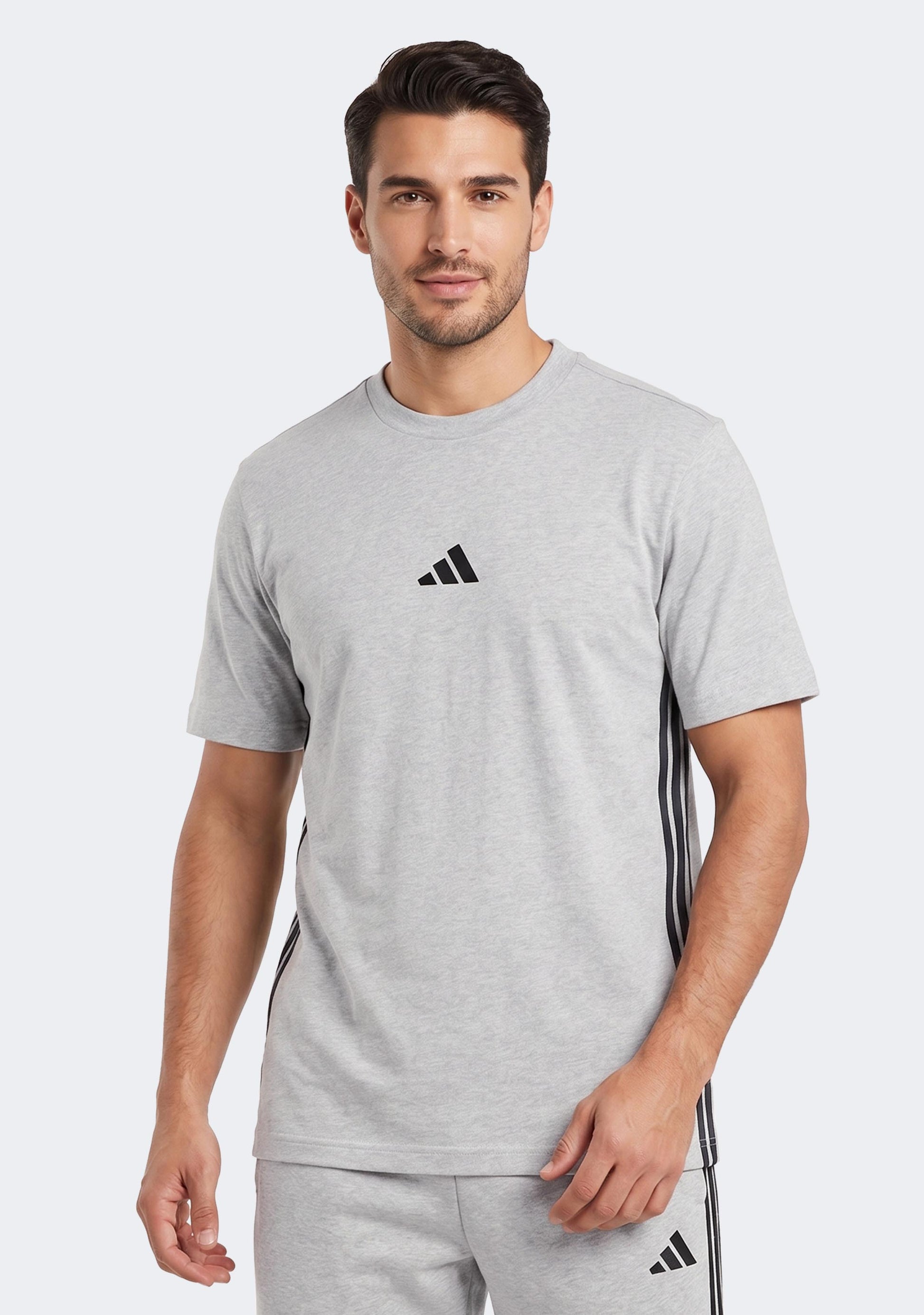 Adidas Men's Essentials 3-Stripes Single Jersey Tee
