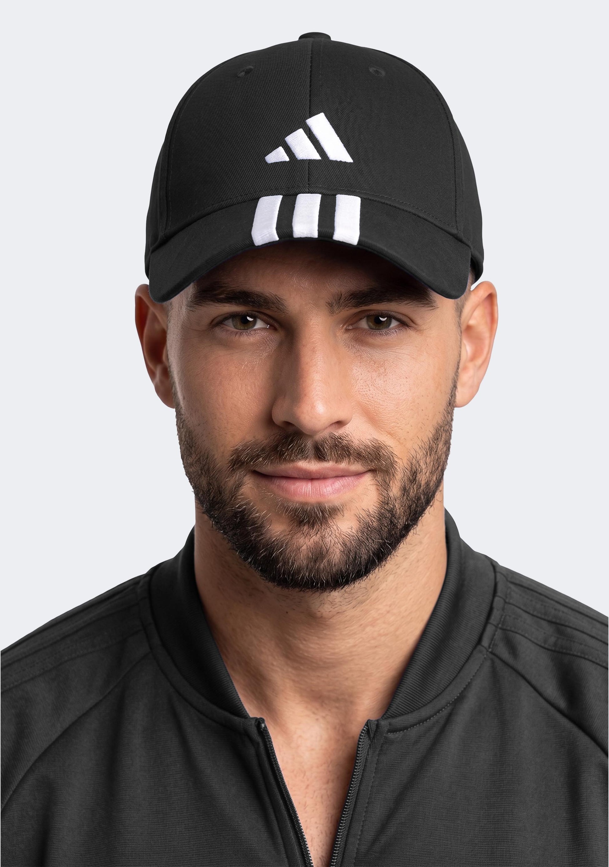 Adidas New Logo 3 Stripe Baseball Cap