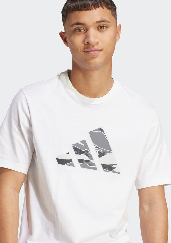 Adidas Men's Camo Logo Graphic Tee