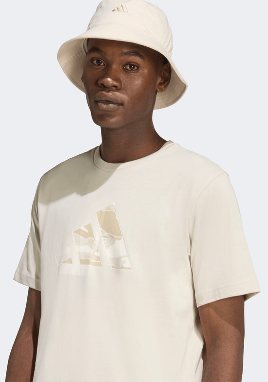 Adidas Men's Camo Modern Logo Graphic Tee