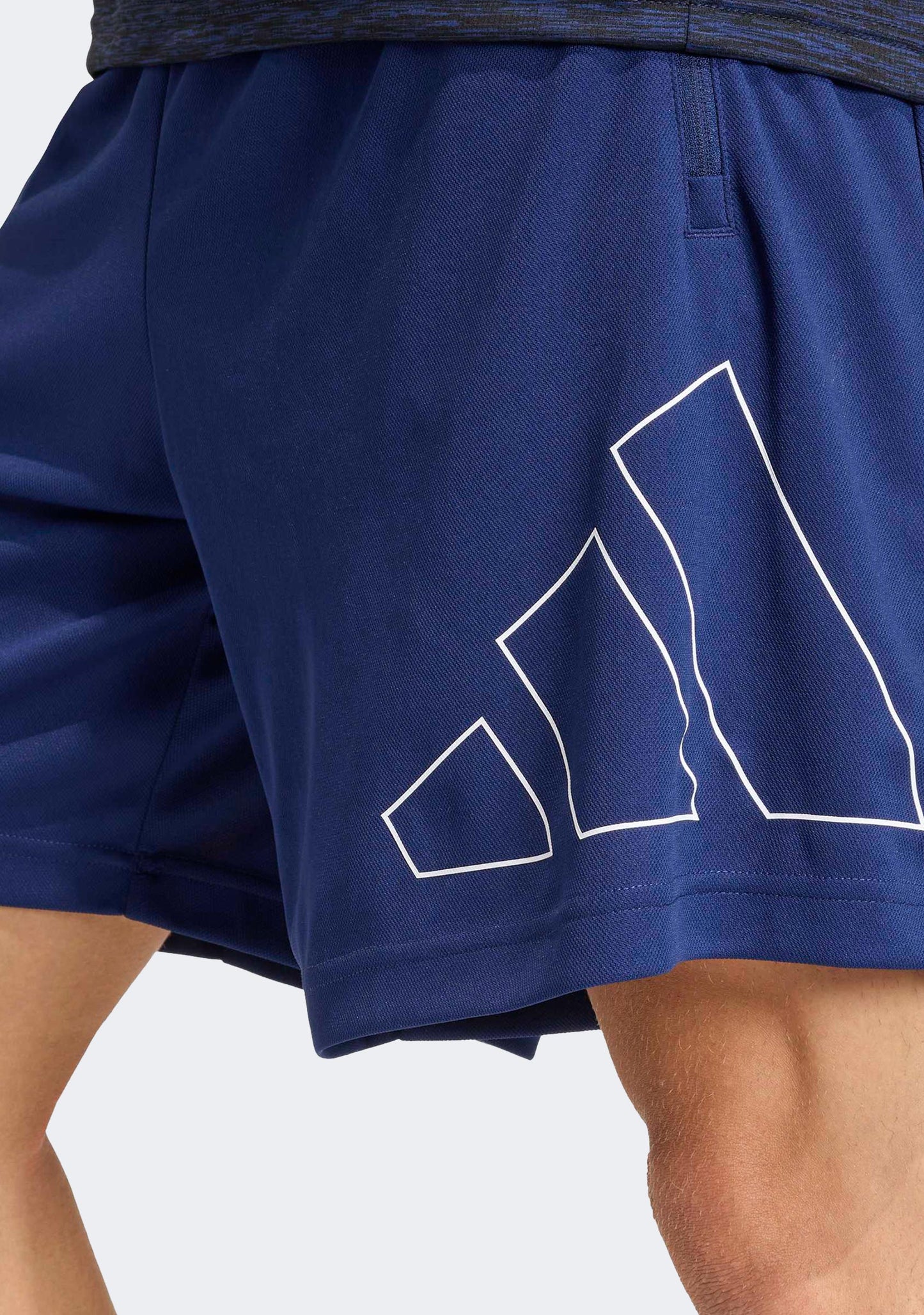 Adidas Men's Workout Essentials Base Pique Big Logo 7” Shorts