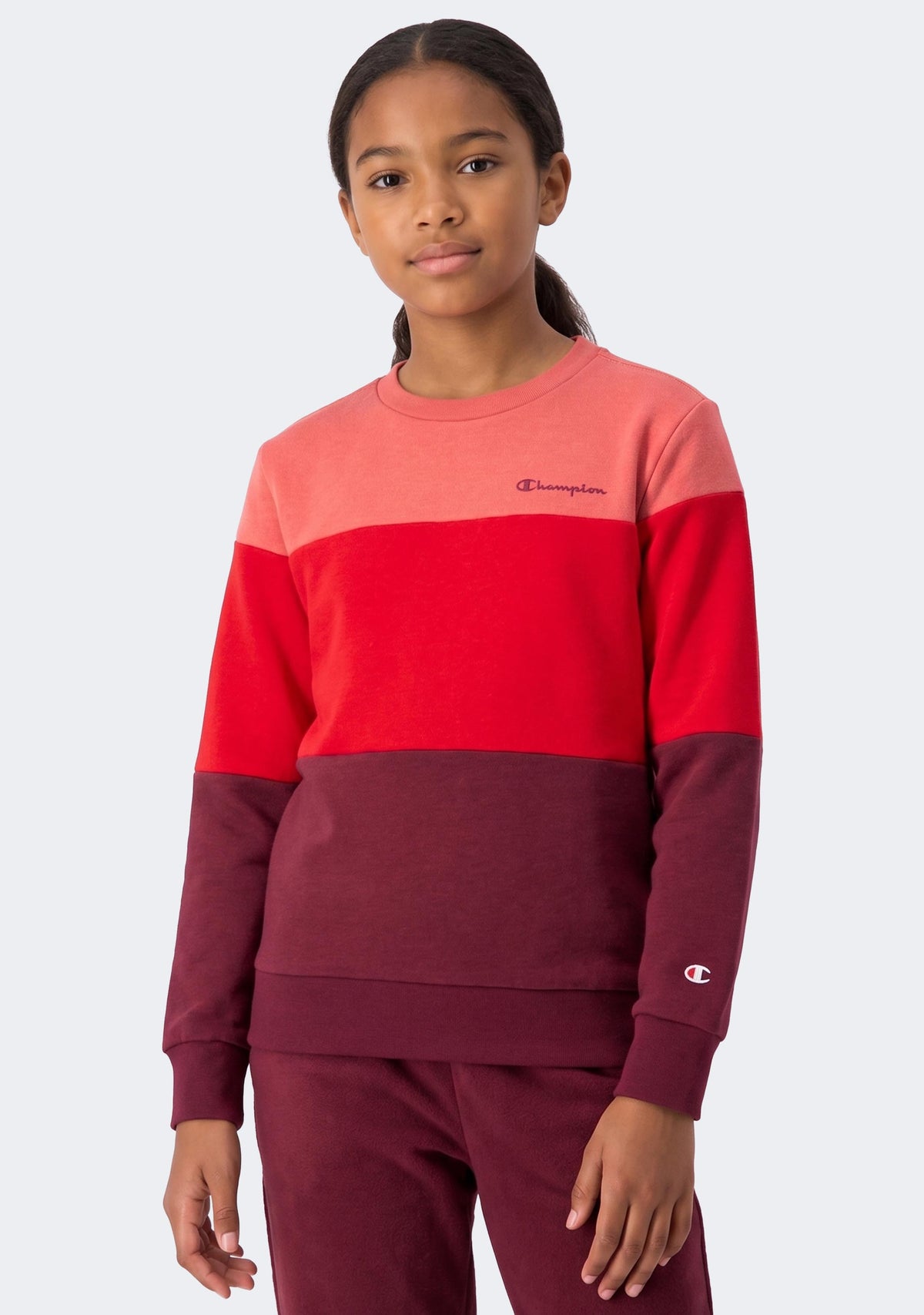 Champion Kids' EU Colourmix Crew Red