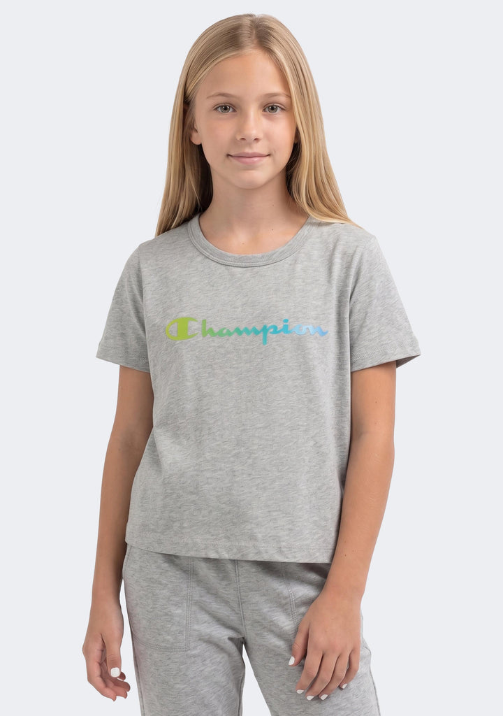 Champion Kids' Ombre Script Boxy Tee