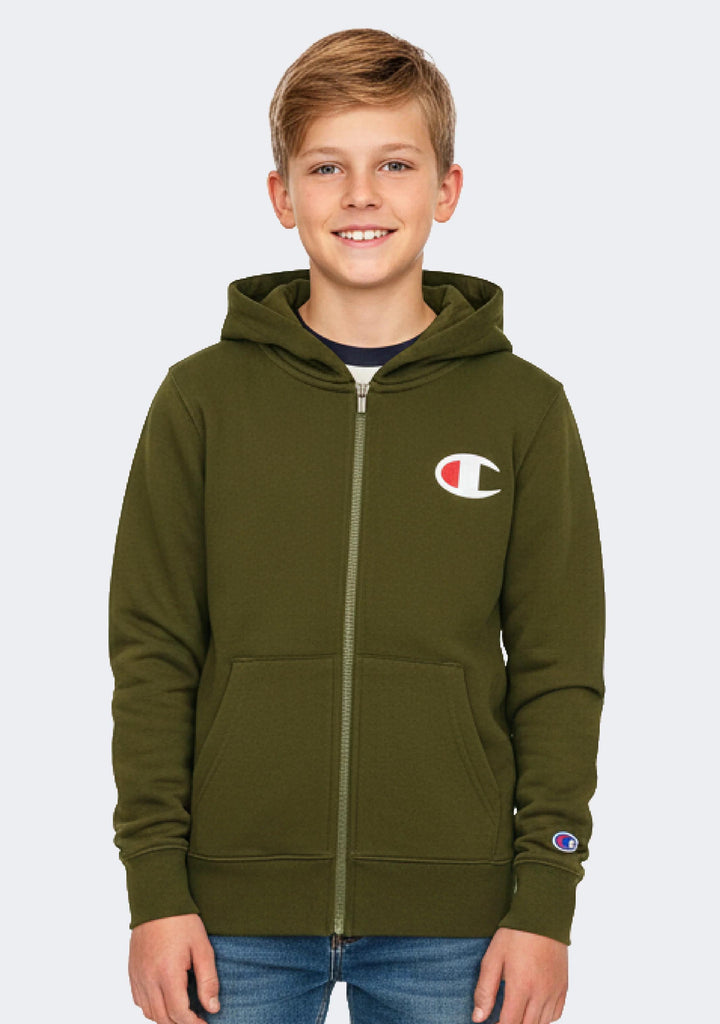 Champion Kids' C Logo Zip Hoodie