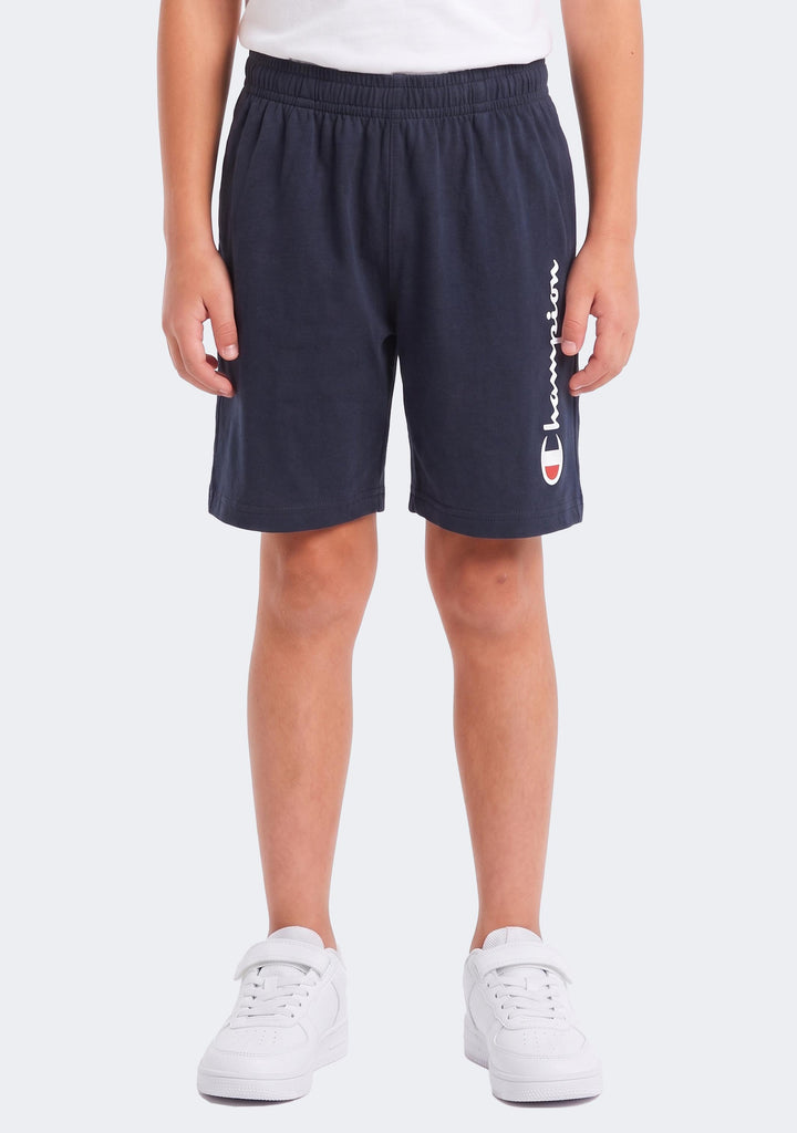 Champion Kids' Script Jersey Short Navy