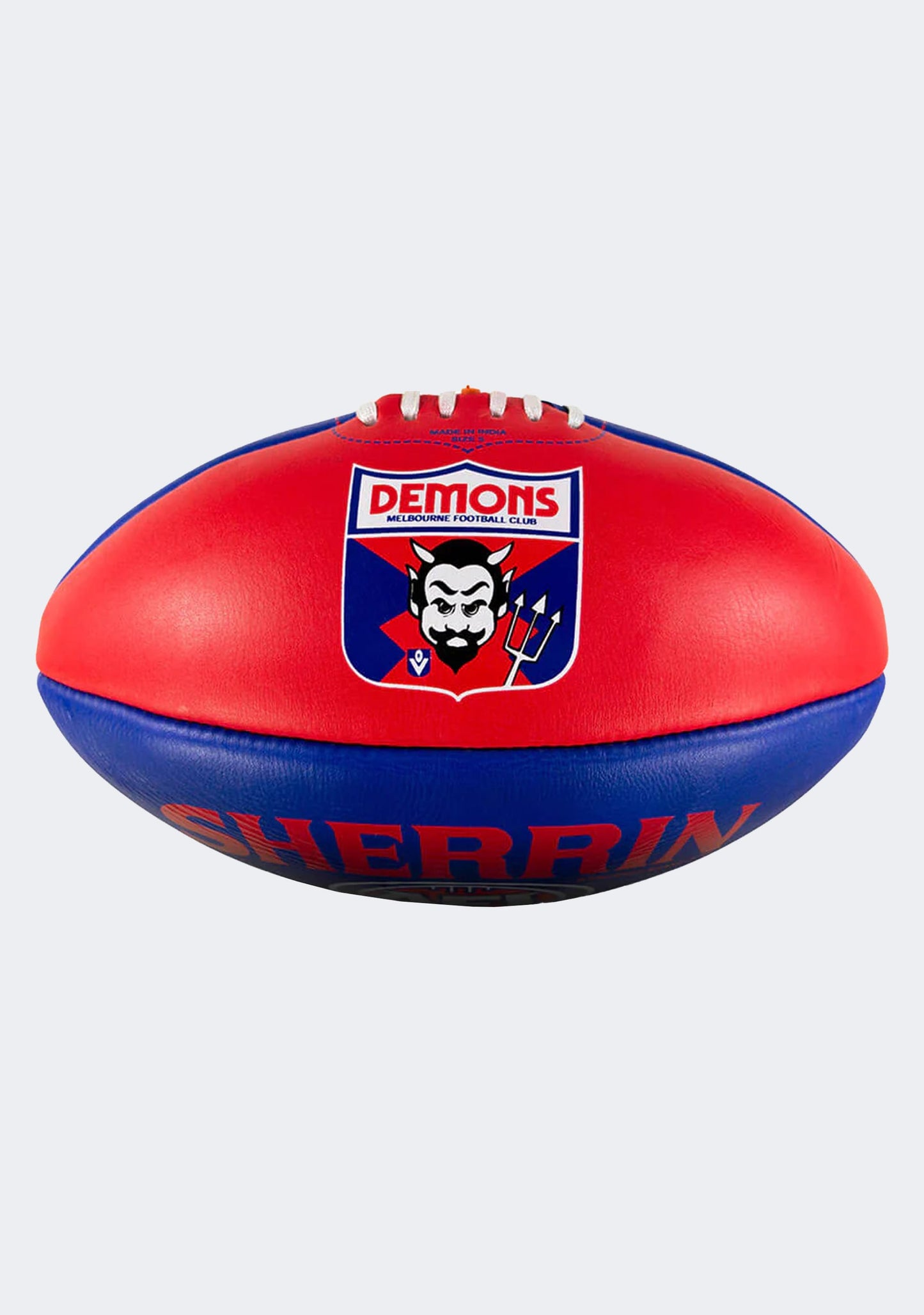Sherrin Melbourne Demons Team Leather Football