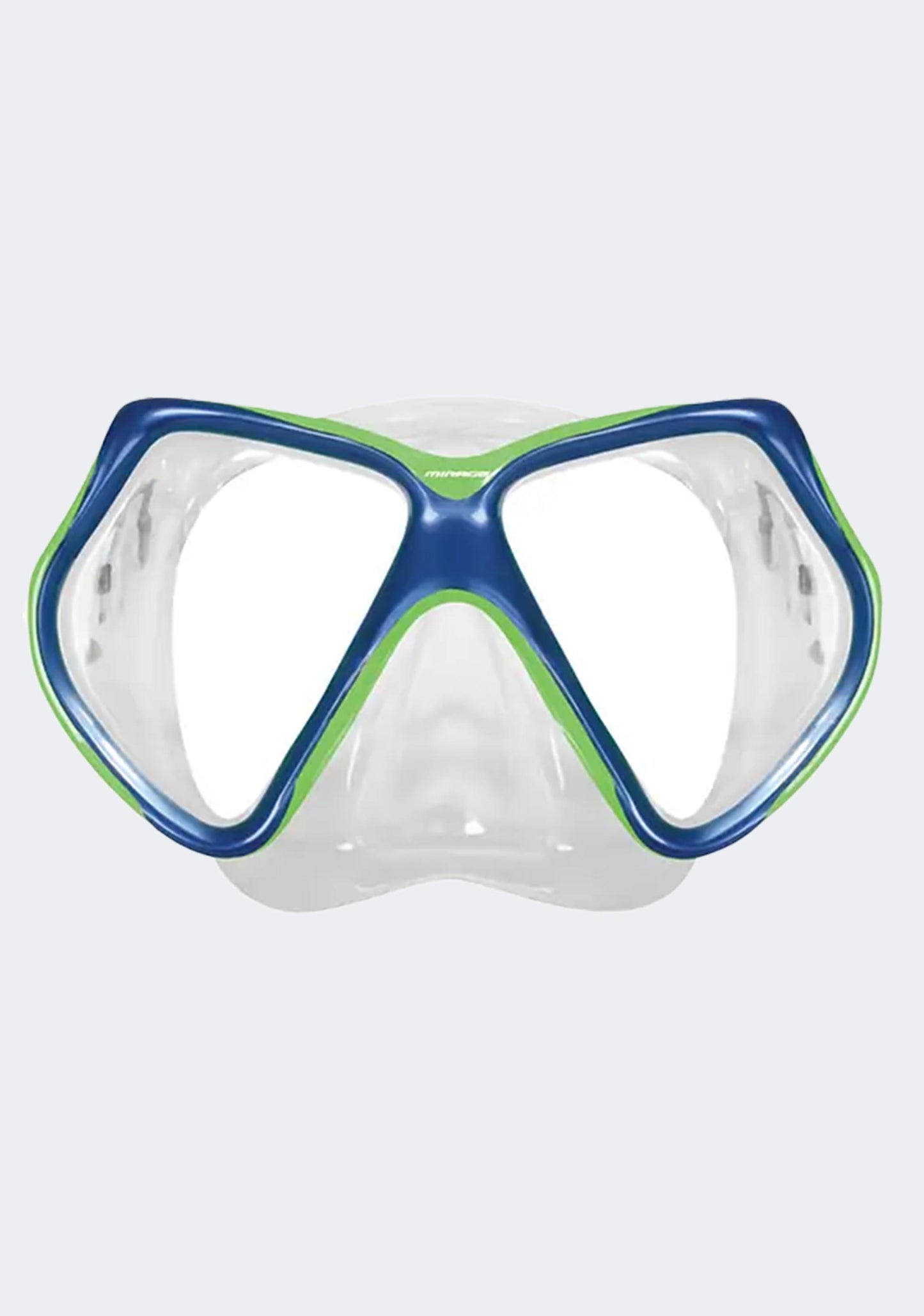 Mirage Adults Bermuda Dry Mask and Snorkel Set Blue
