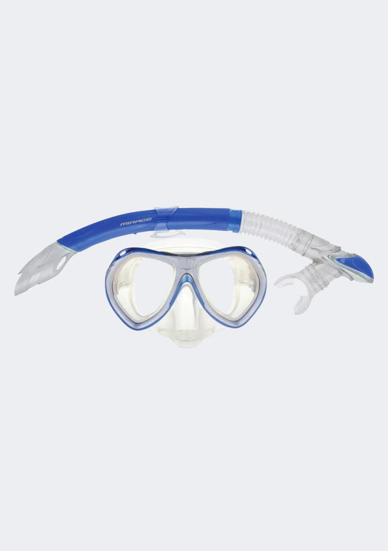 Mirage Kids' Crystal Silicone Mask & Snorkel Set