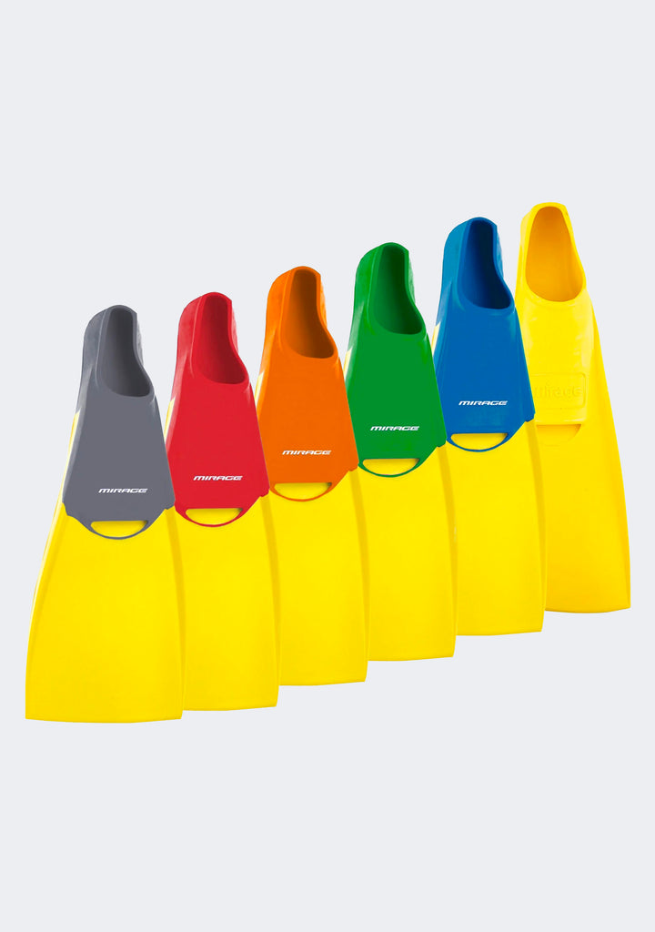 Mirage Deluxe Rubber Fins Blue