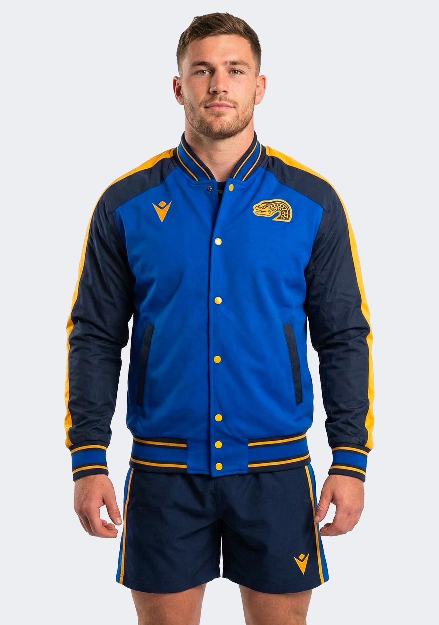 Macron Men's Parramatta Eels 2025 Varsity Jacket