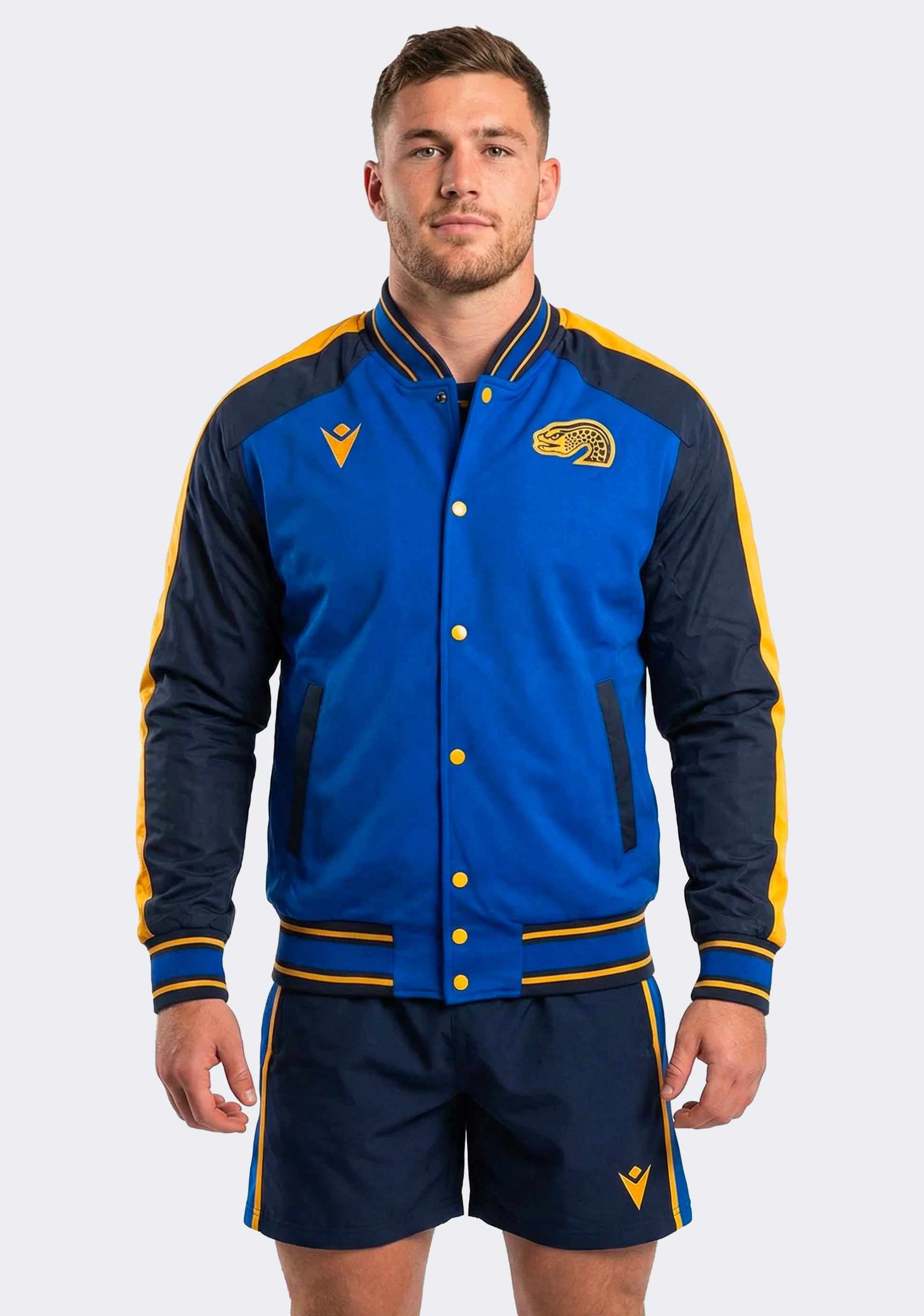Macron Men's Parramatta Eels 2025 Varsity Jacket