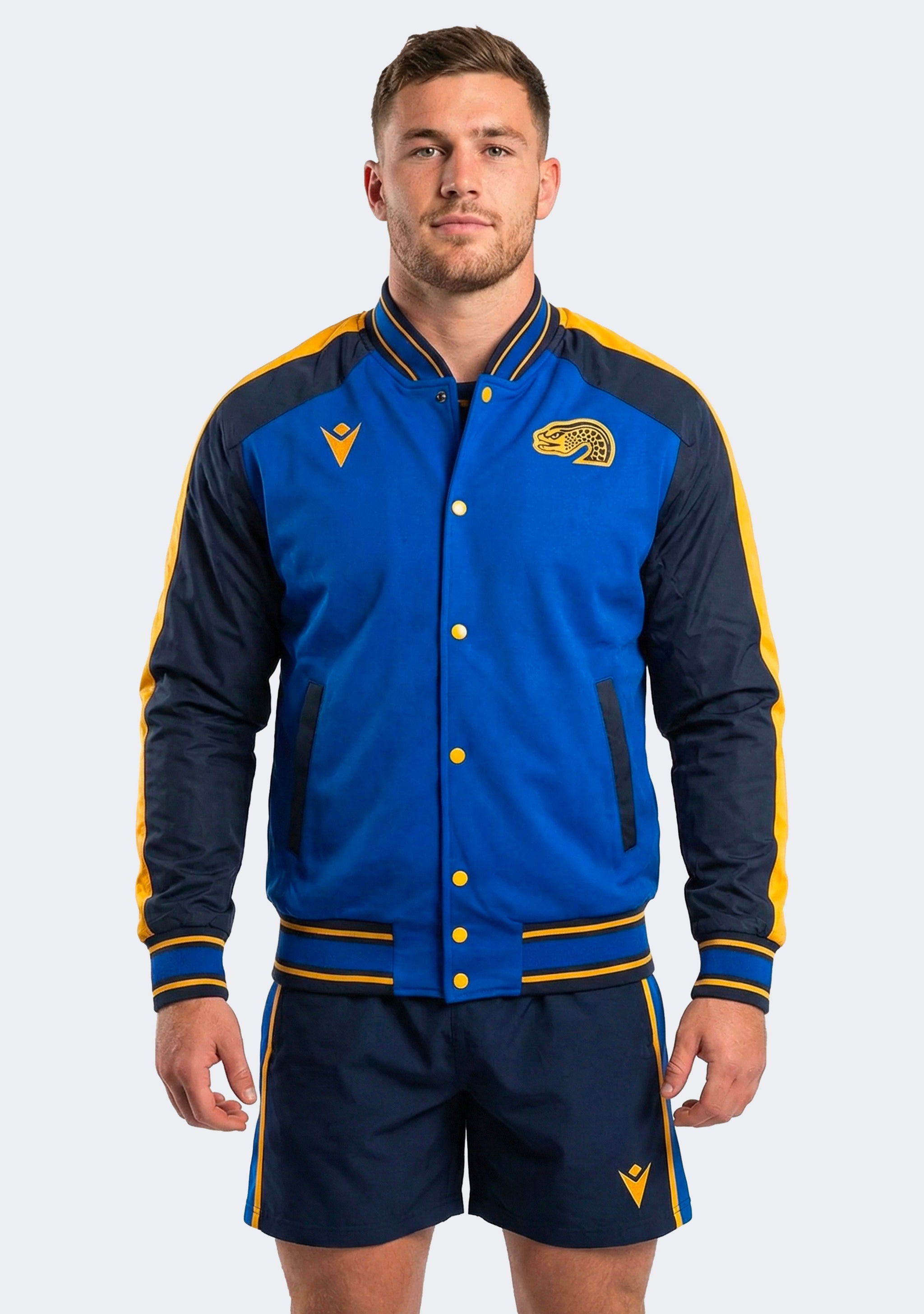 Macron Men's Parramatta Eels 2025 Varsity Jacket