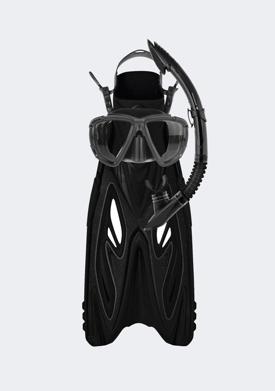 Mirage Rayzor Mask, Snorkel & Fin Set