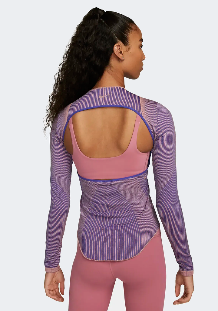 Nike Women's Dri Fit ADV Longsleeve Yoga Reveal Top