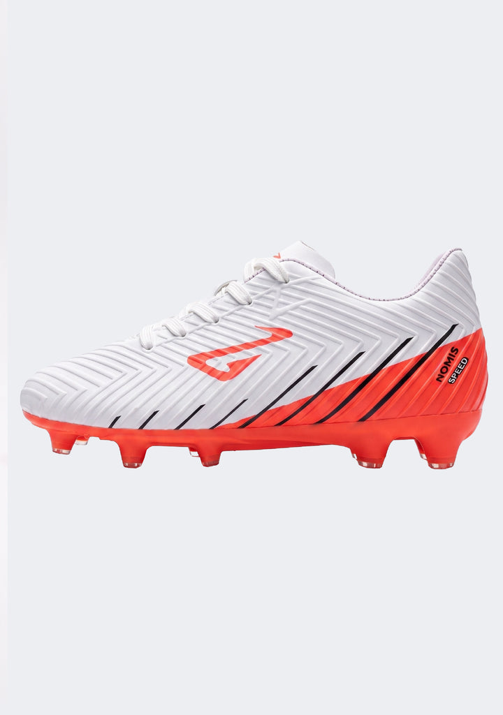 Nomis Kids' Speed FG White/Orange/Black