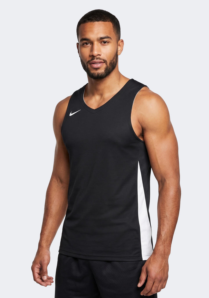Nike Men's Team Basketball Training Jersey - Black/White