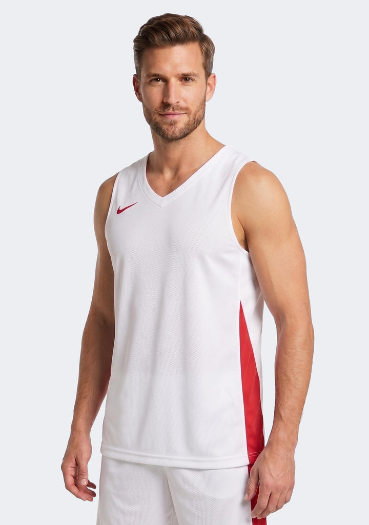 Nike Men's Team Basketball Training Jersey - White/Red