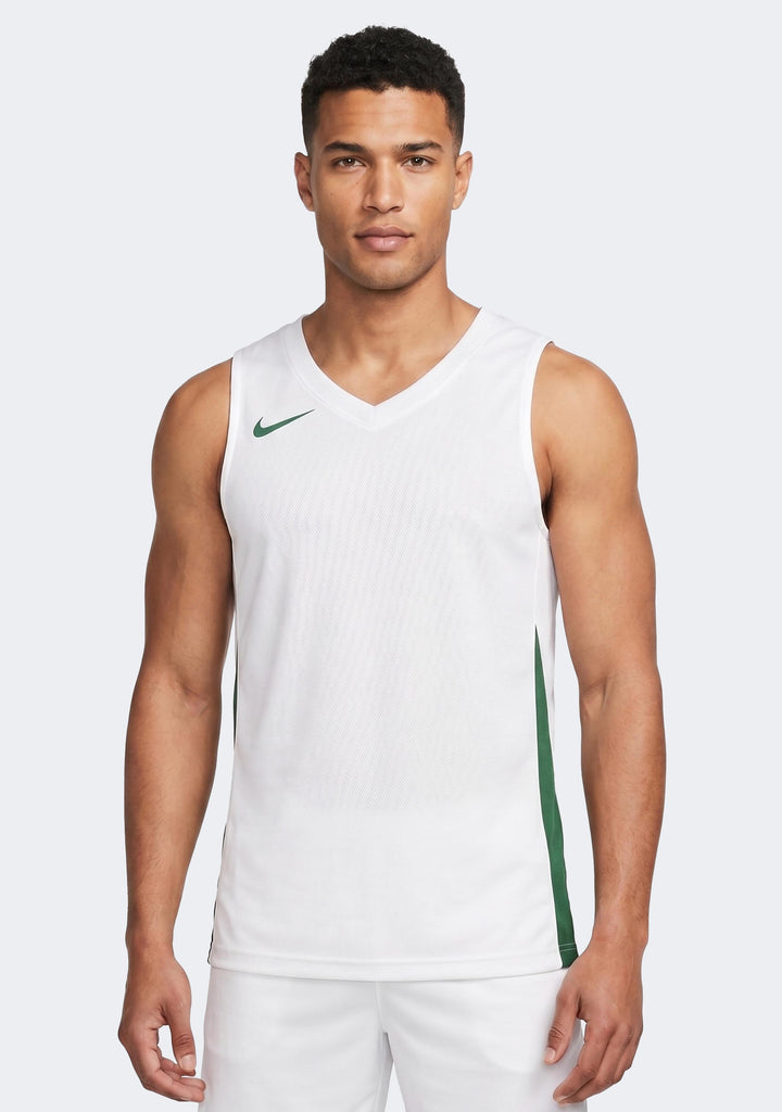 Nike Men's Team Basketball Training Jersey - White/Green