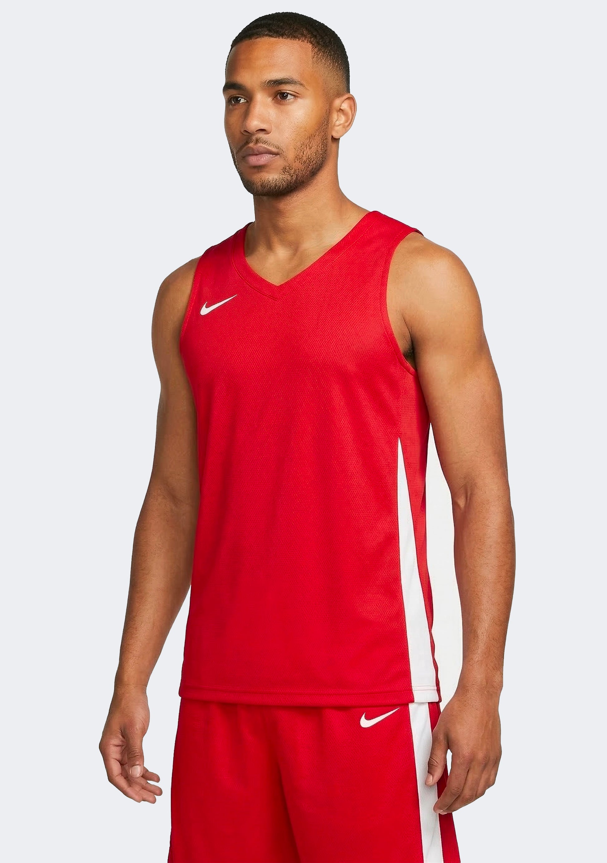 Nike Men's Team Basketball Jersey - Red/White