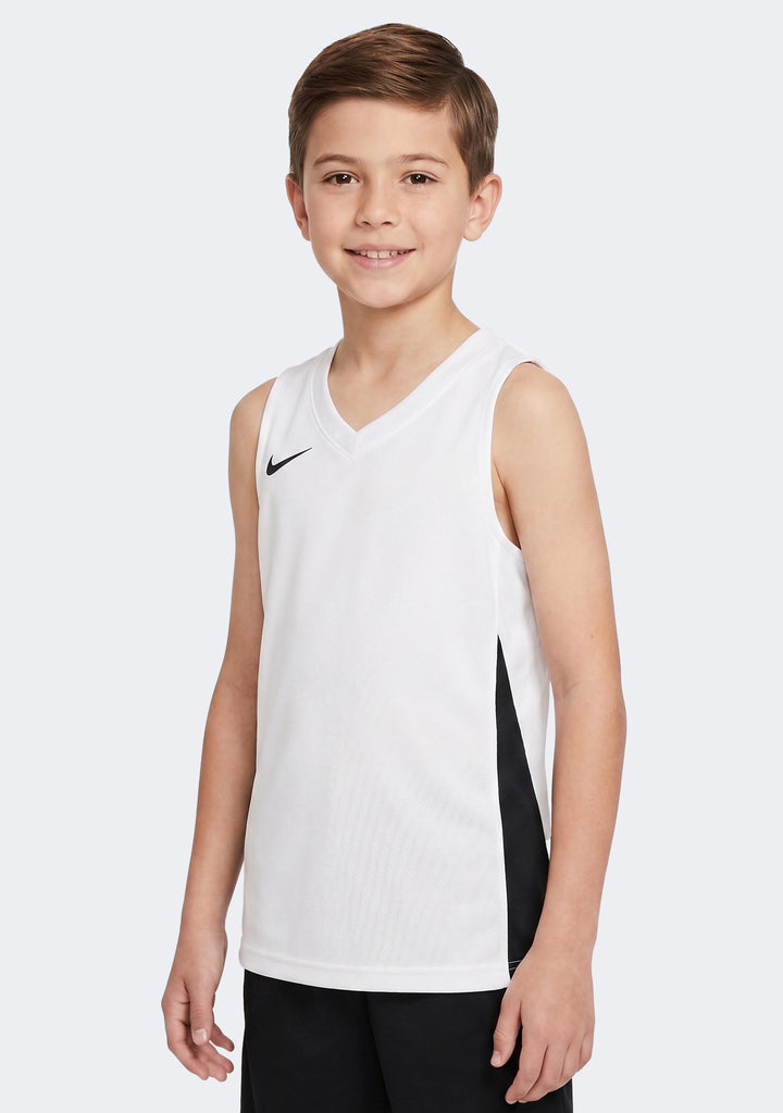 Nike Kids' Team Basketball Training Jersey - White/Black