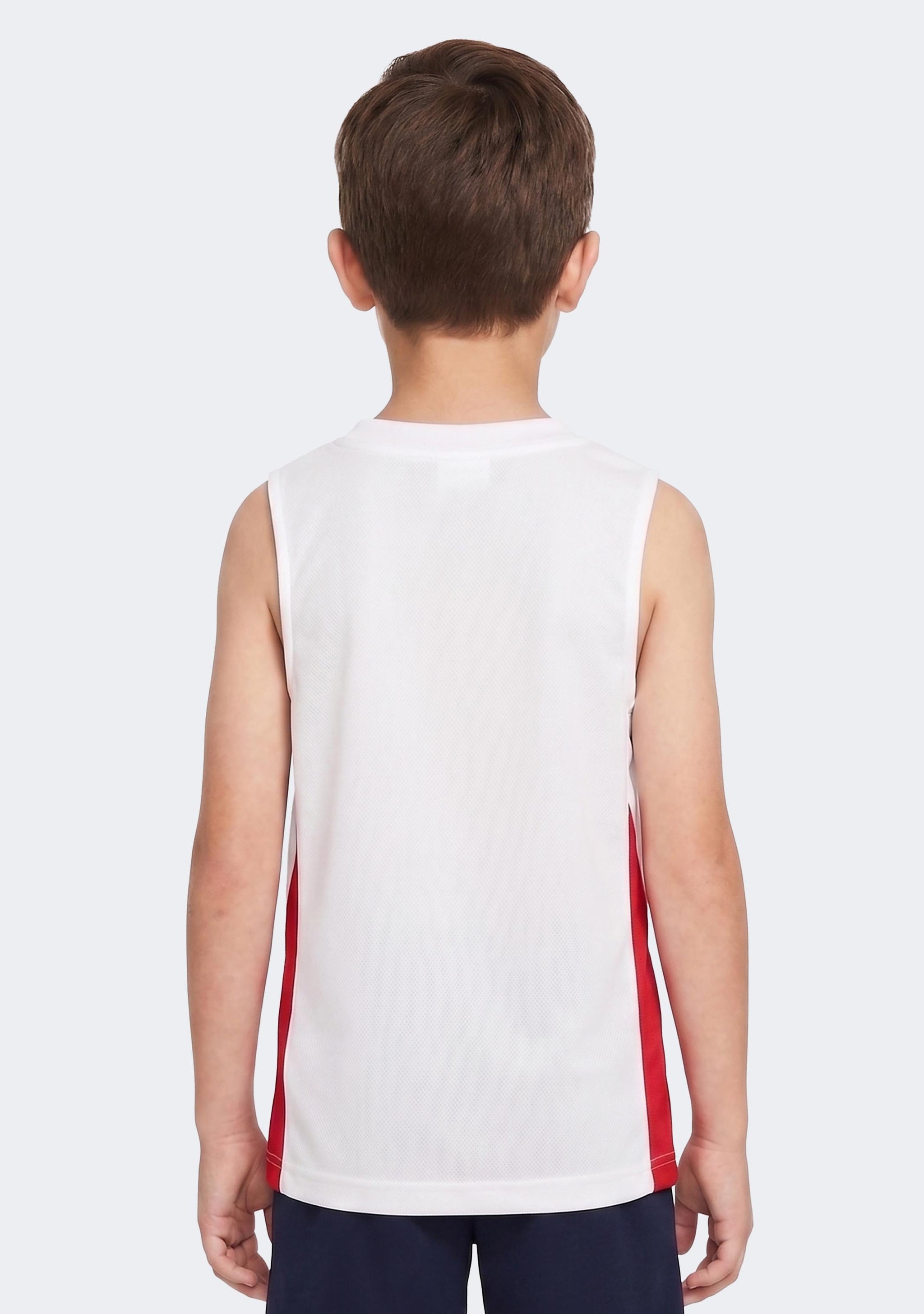 Nike Kids' Team Basketball Training Jersey - White/Red