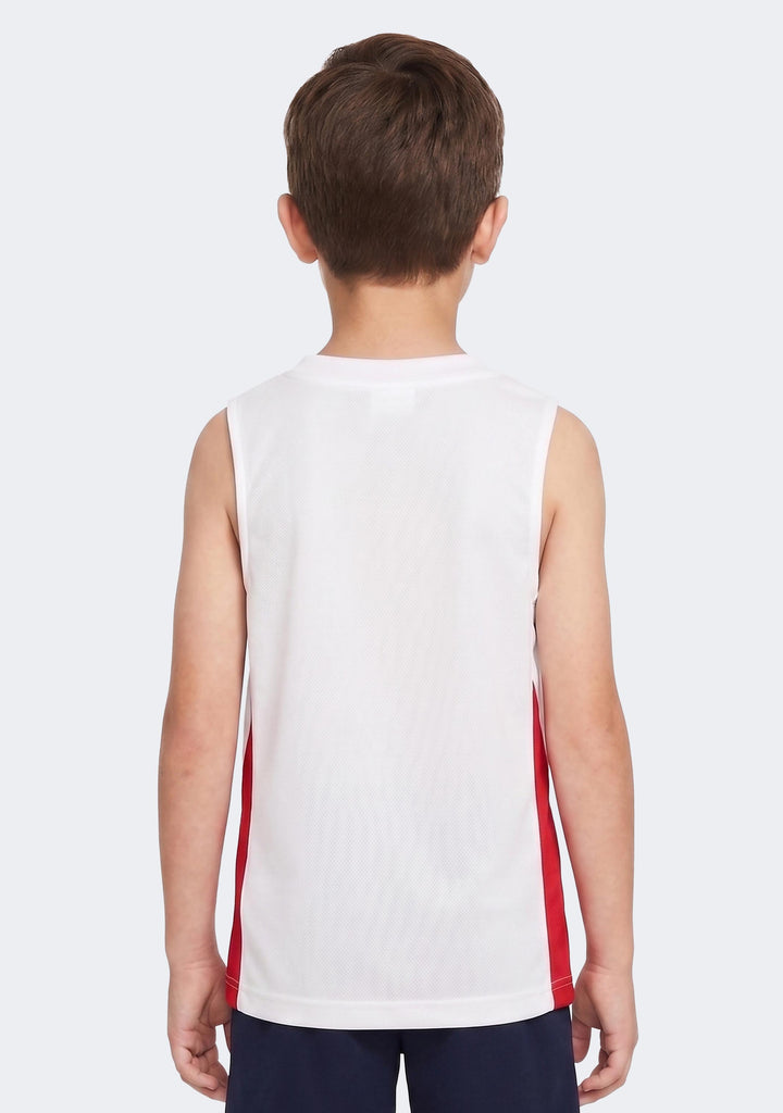 Nike Kids' Team Basketball Training Jersey - White/Red