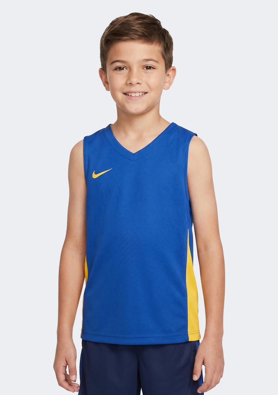 Nike Kids' Team Basketball Training Jersey - Blue/Yellow