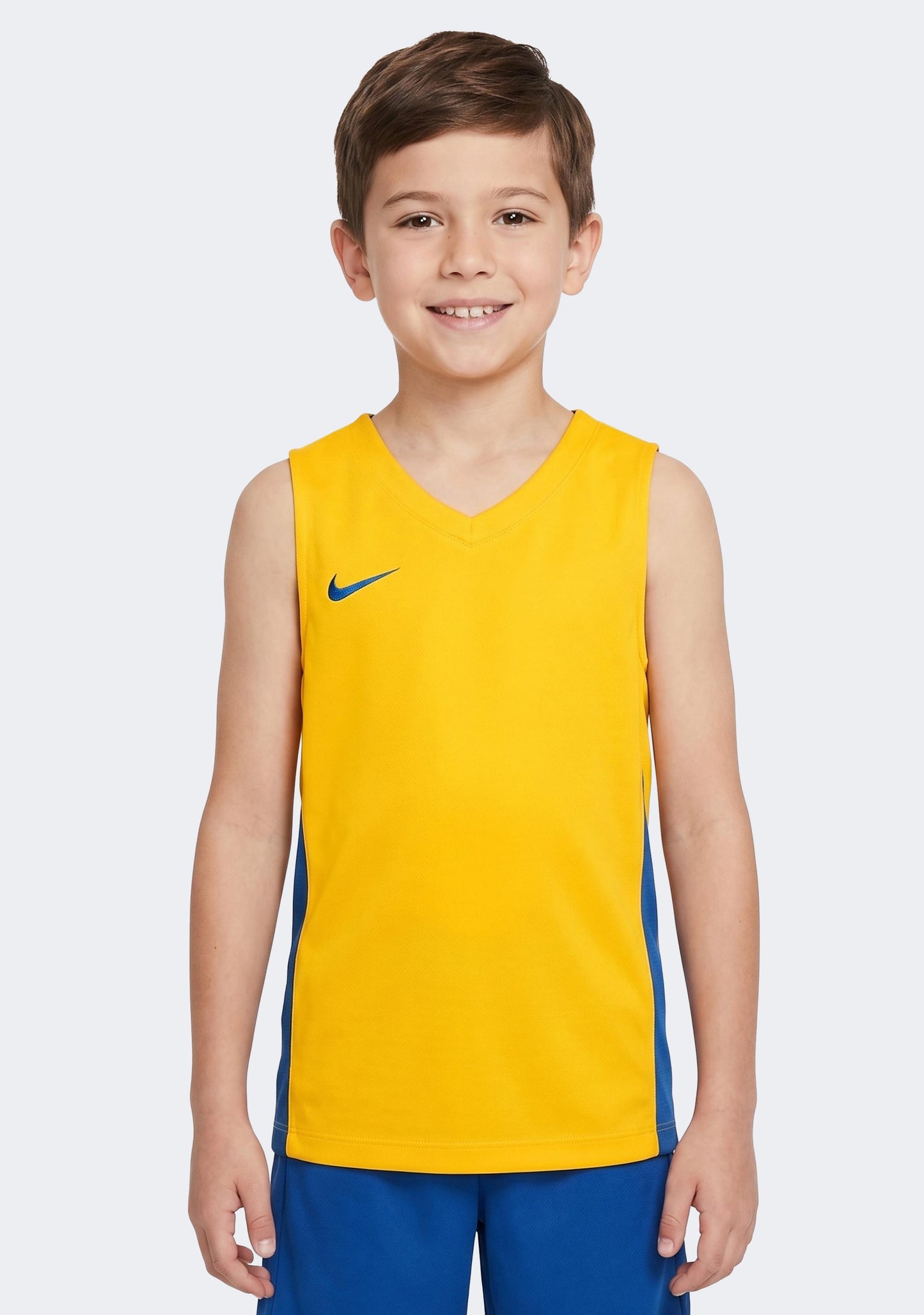 Nike Kids' Team Basketball Training Jersey - Yellow/Royal
