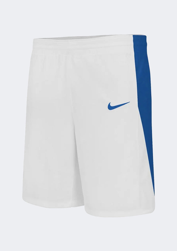 Nike Men's Team Basketball Stock Shorts - White/Blue