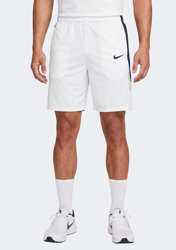 Nike Men's Team Basketball Stock Shorts - White/Navy