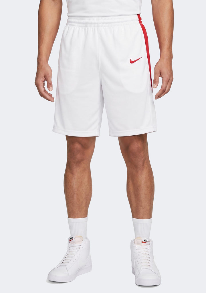 Nike Men's Team Basketball Shorts - White/Red