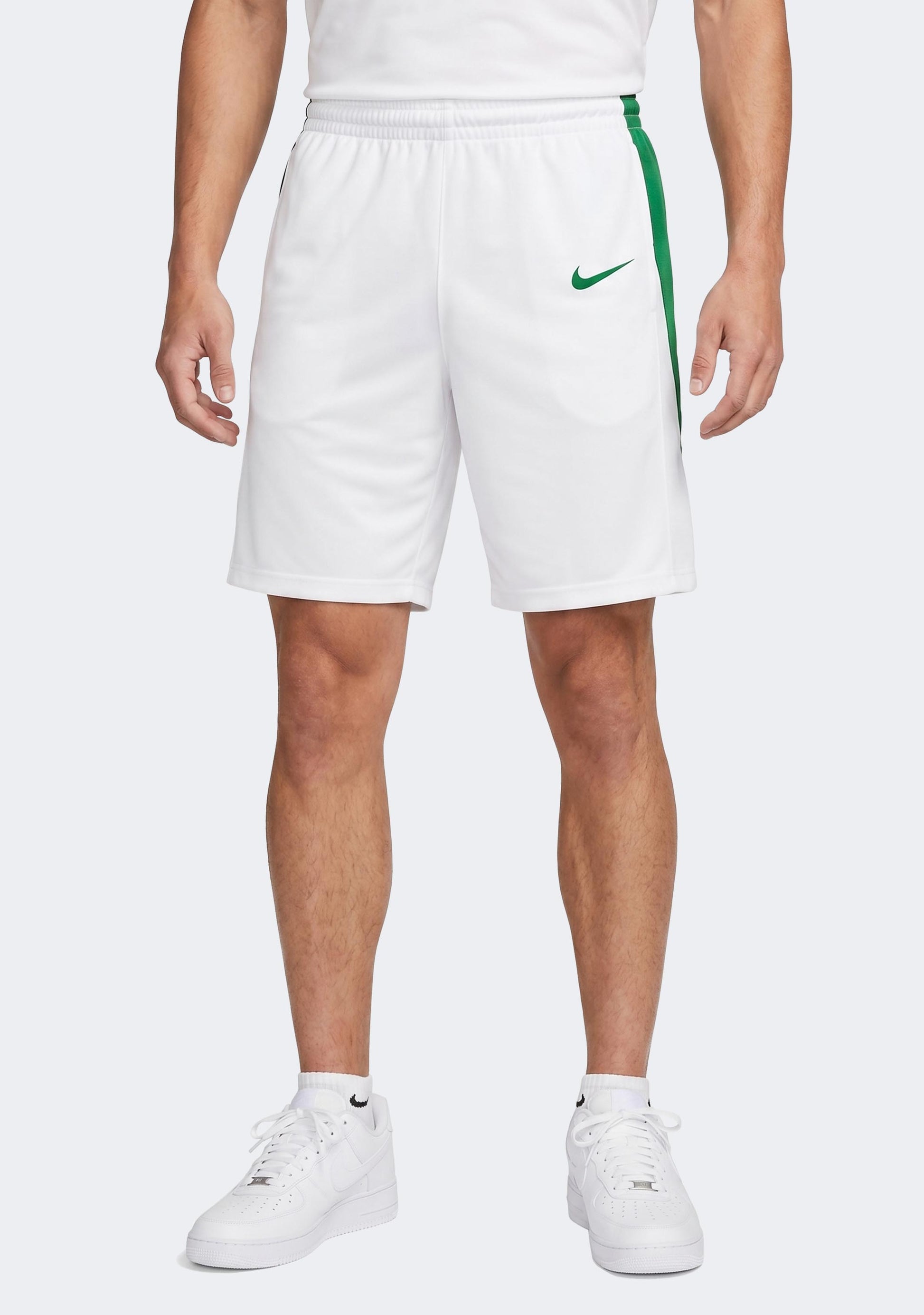 Nike Men's Team Basketball Shorts - White/Green