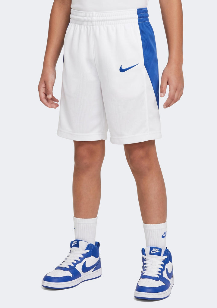 Nike Kids' Team Basketball Shorts - White/Royal