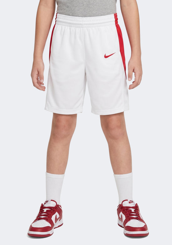 Nike Kids' Team Basketball Shorts - White/Red