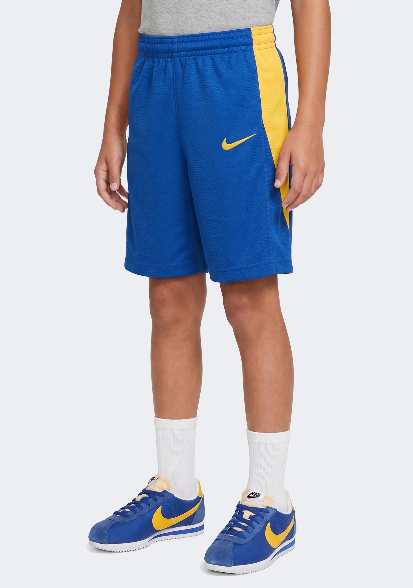 Nike Kids' Team Basketball Shorts - Blue/Yellow